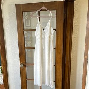Park & Fifth Swiss Dot Elsey White Dress